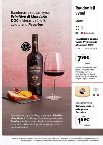 LIDL Vyno ir Sūrio katalogas Image