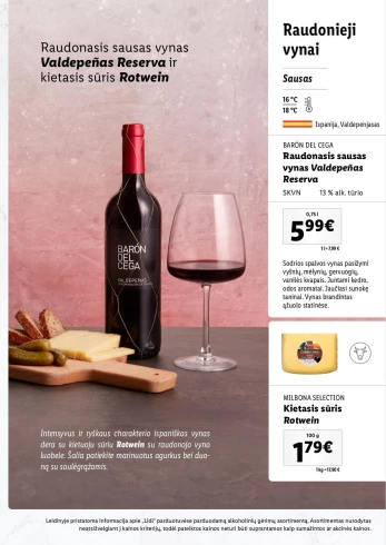 LIDL Vyno ir Sūrio katalogas Image