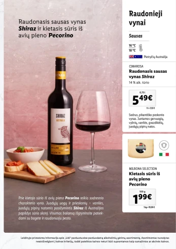 LIDL Vyno ir Sūrio katalogas Image