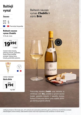 LIDL Vyno ir Sūrio katalogas Image